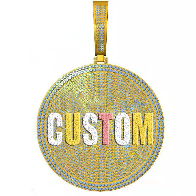 CUSTOM CIRCLE ICE - chaîne personnalisée