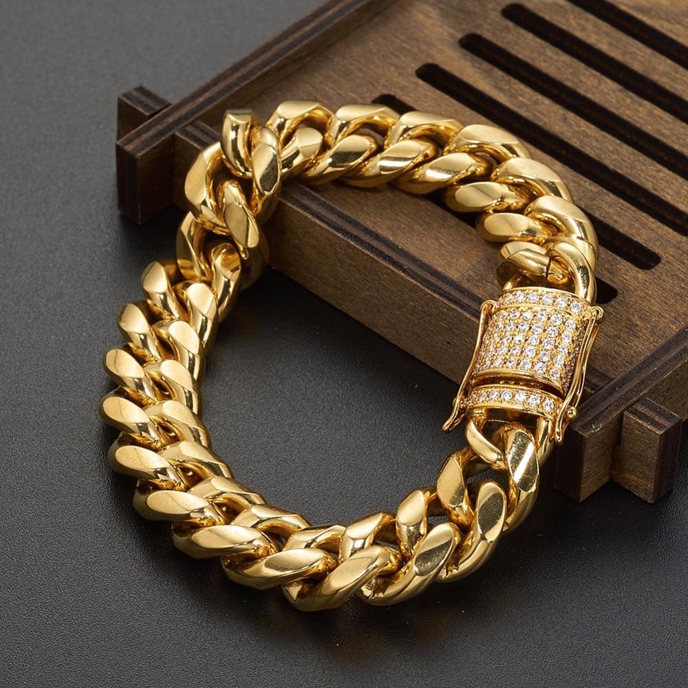 CUBAN FAME — Bracelet | Or plaqué 18 carats