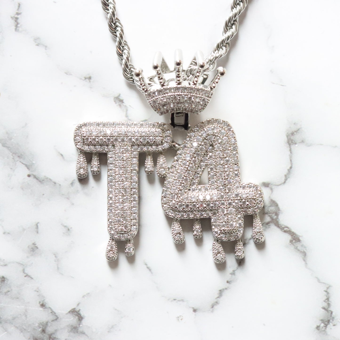 CUSTOM ICE CROWN — Chaîne personnalisée