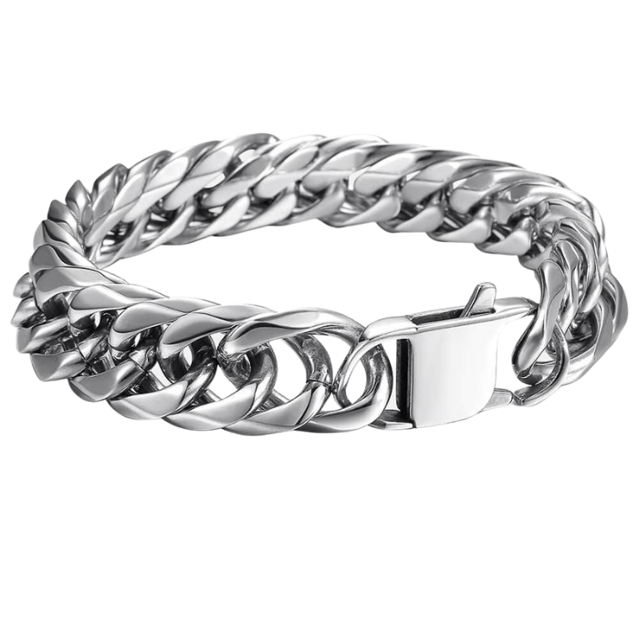 CUBAN CLEAN — Bracelet | Argent